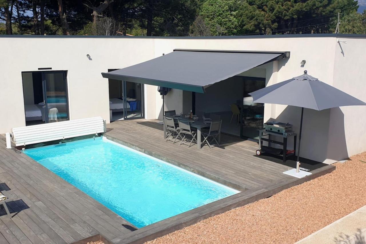 Villa Rossa 6 Pers Dans Residence Avec Piscine Chauffee Privee Lecci Exterior photo